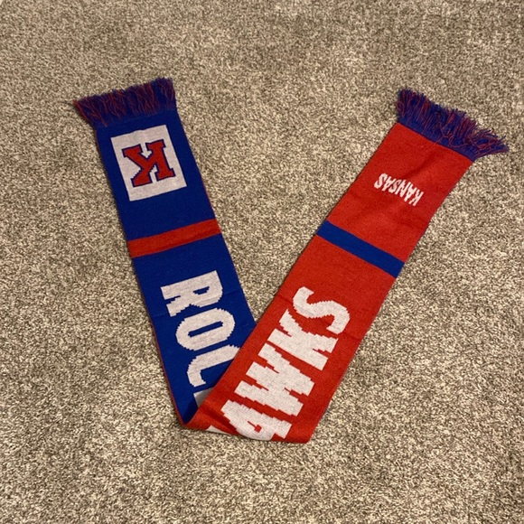 Kansas Jayhawks Fan Apparel Scarf - Picture 2 of 6